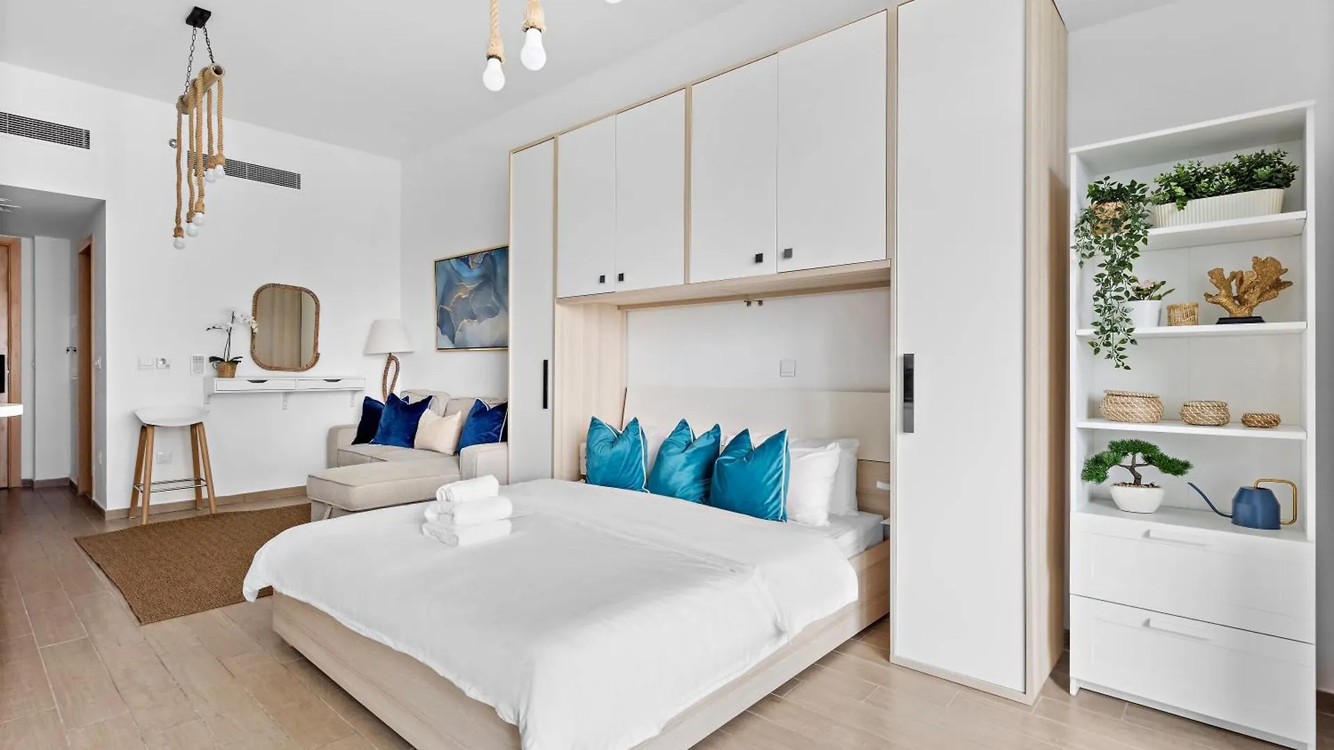 아부다비 Mediterranean Getaway In Yas -Studio 아파트
